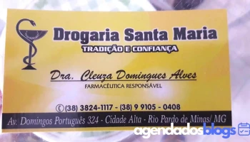 Drogaria Santa Maria - 324 - Rio Pardo De Minas