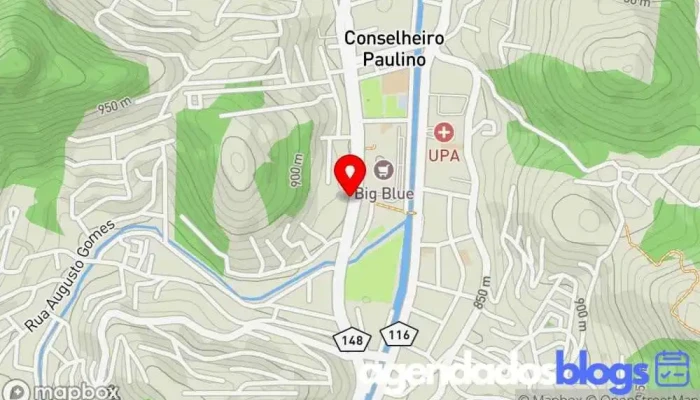 mapa de AG Farma Farmácia em Nova Friburgo