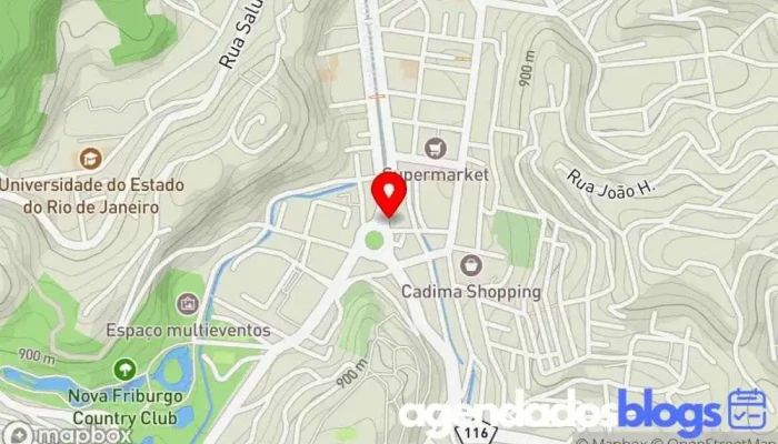mapa de Aqui Tem Farmácia Popular Drogaria, Farmácia em Nova Friburgo