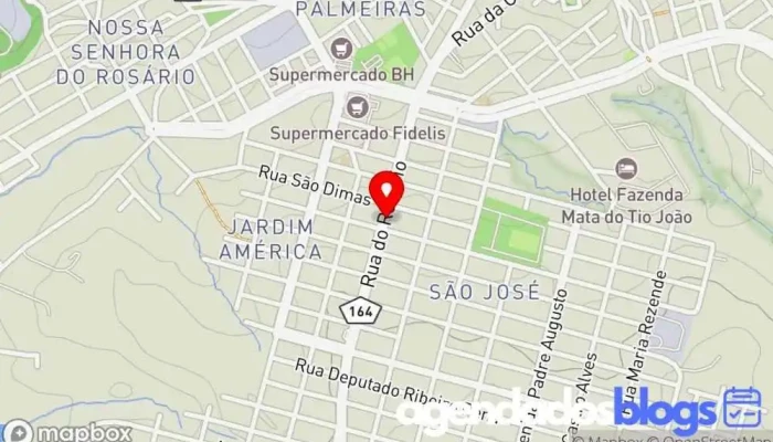 mapa de Carlos Antônio de Oliveira & Cia Drogaria em Bom Despacho