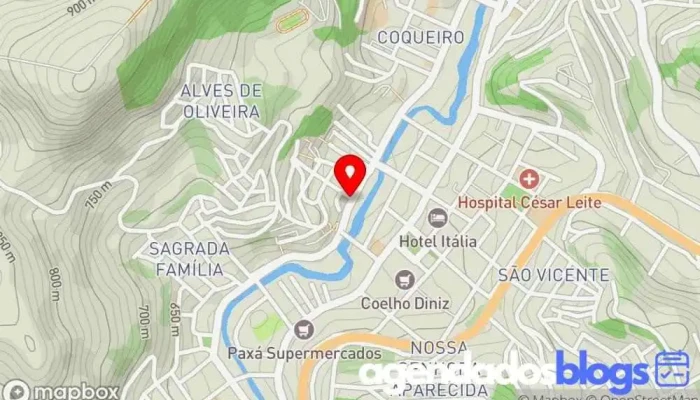 mapa de Central Farma Drogaria, Farmácia em Manhuaçu