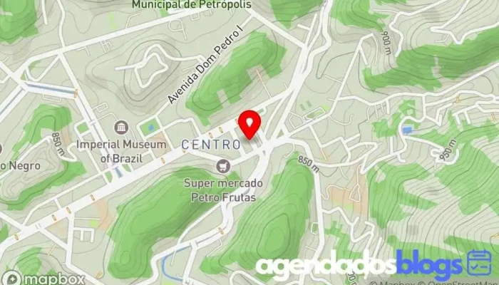 mapa de City Farma Farmácia, Drogaria em Petrópolis