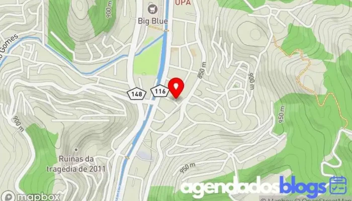 mapa de Cityfarma Prado Drogaria, Farmácia em Nova Friburgo