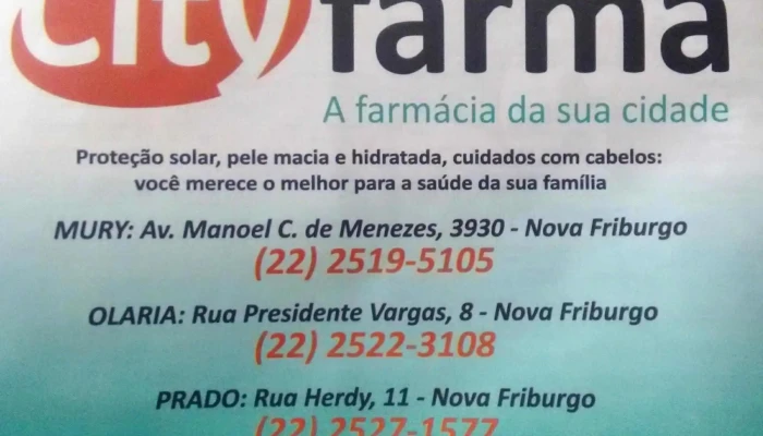Cityfarma Prado -  Tudo - Nova Friburgo