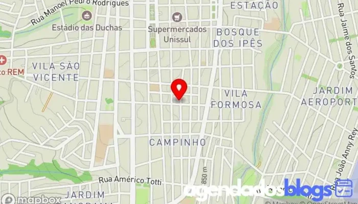 mapa de COMPRE BEM DROGARIA NASCIMENTO Drogaria, Farmácia em Alfenas