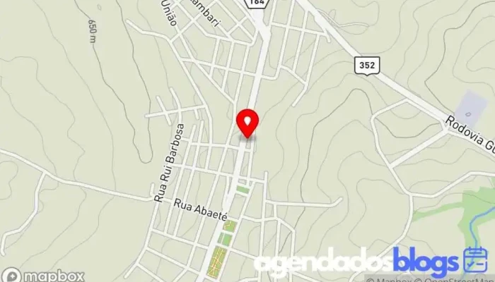 mapa de Divilmar Elber dos Santos & Cia Farmácia em Martinho Campos