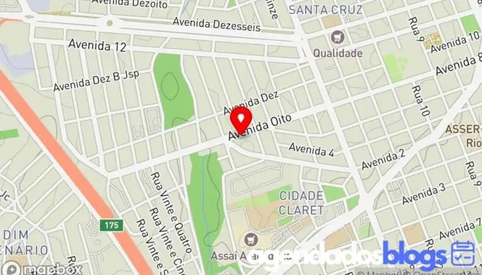 mapa de Droga Farma Drogaria, Farmácia em Rio Claro