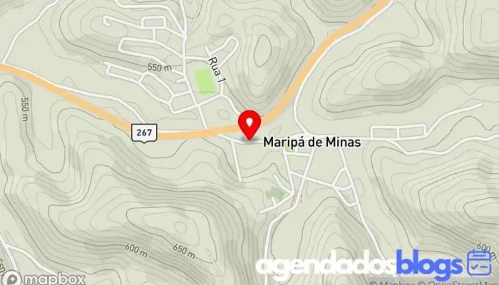 mapa de Droga Mais de Maripá - Rede Inova Drogaria em Maripá de Minas