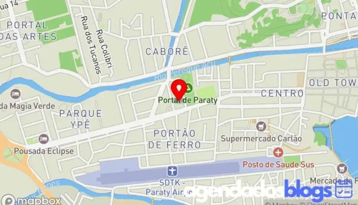 mapa de Droga Raia Paraty Farmácia em Paraty