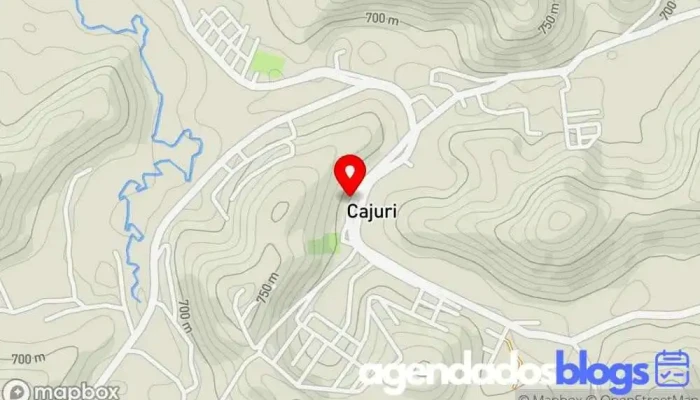 mapa de Droga Roni Drogaria, Farmácia em Cajuri