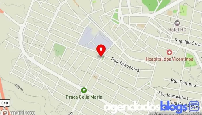 mapa de Droga Vida Paraopeba Drogaria em 176