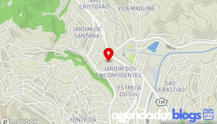 mapa de Drogafar Drogaria, Farmácia em Mariana
