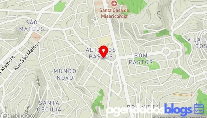 mapa de Drogalessa Passos Farmácia, Drogaria, Perfumaria em Juiz de Fora