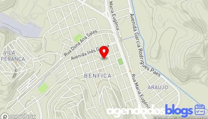 mapa de Droganorte Drogaria, Farmácia em Juiz de Fora