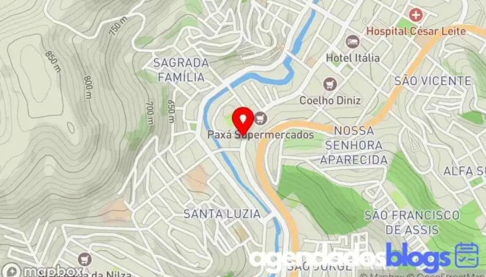 mapa de Droganova Drogaria, Farmácia em Manhuaçu