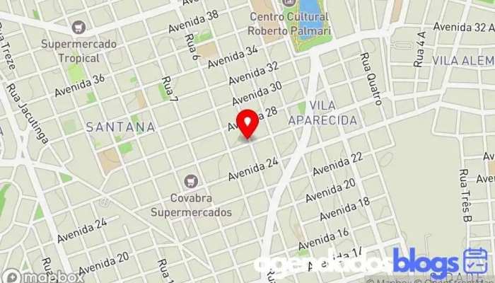 mapa de Drogaria 26 (Drogaria Cobrão) Farmácia em Rio Claro