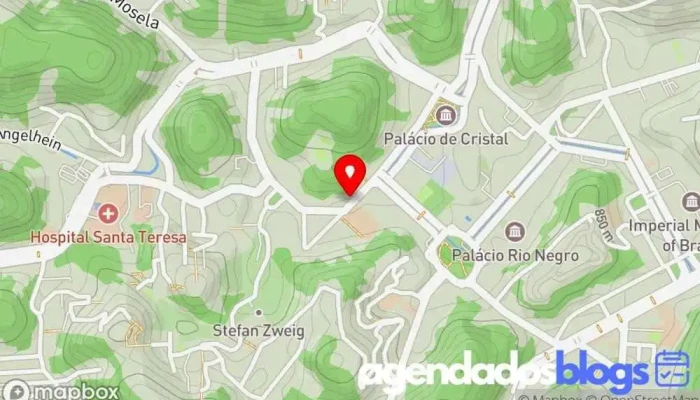 mapa de Drogaria 7 de abril Farmácia em Petrópolis