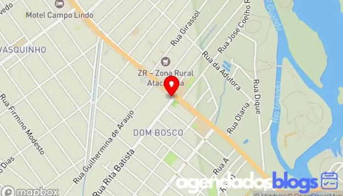 mapa de Drogaria adonai Farmácia em Seropédica