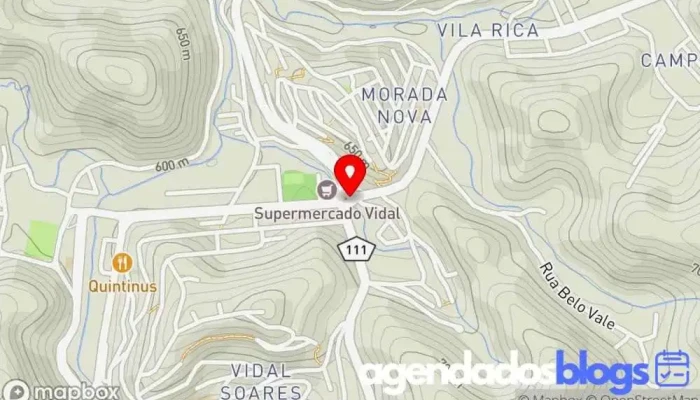 mapa de Drogaria Almeida E Prédio Do Celinho Drogaria, Farmácia em Manhumirim