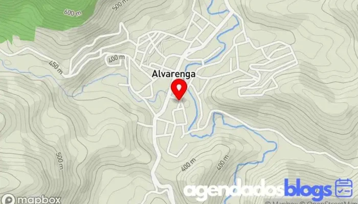 mapa de Drogaria Alvarenga Drogaria, Farmácia em Alvarenga