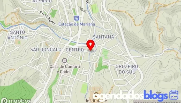 mapa de Drogaria Americana Mariana - Loja 1 Drogaria, Farmácia em Mariana