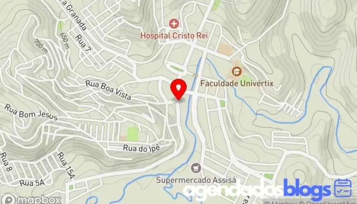 mapa de Drogaria Americana Matipó Drogaria, Farmácia em Matipó