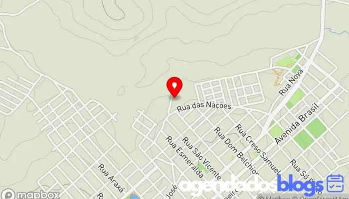 mapa de Drogaria Amoreli Drogaria, Farmácia em Araújos