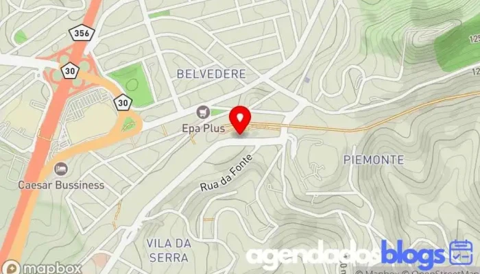 mapa de Drogaria Araujo - Alameda Da Serra Farmácia em - Loja 02 - Vila da Serra