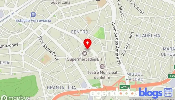 mapa de Drogaria Araujo - Liberdade (Betim) Farmácia em Betim
