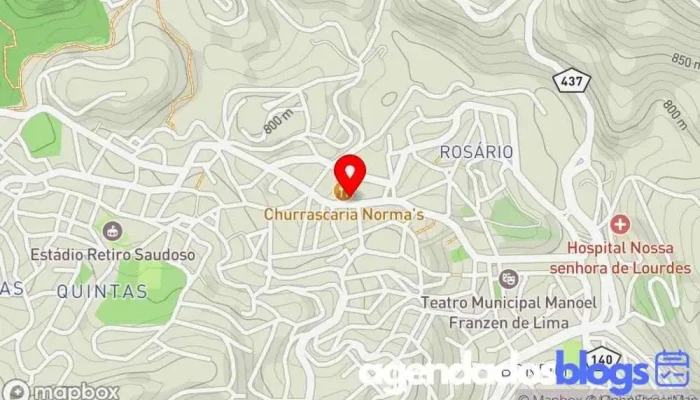 mapa de Drogaria Araujo - Santa Cruz Farmácia em - Centro