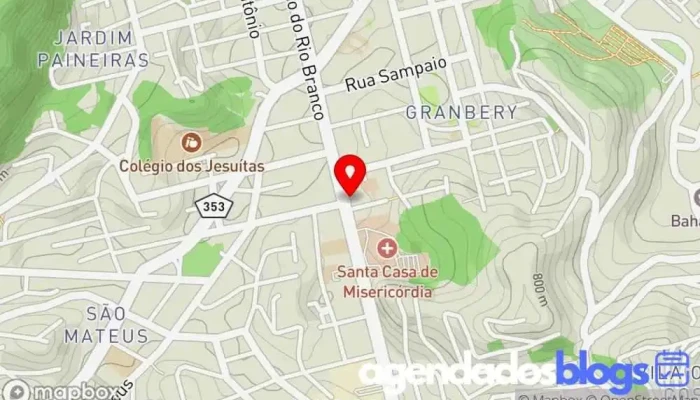 mapa de Drogaria Araujo Farmácia, Drogaria, Empresa farmacêutica em Juiz de Fora