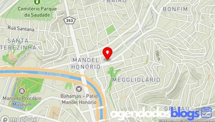 mapa de Drogaria Araujo Drogaria em Juiz de Fora