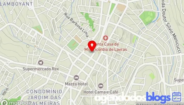 mapa de Drogaria Araujo Drogaria em Lavras