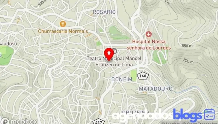 mapa de Drogaria Araujo Farmácia em 2255. 17 - Ipê