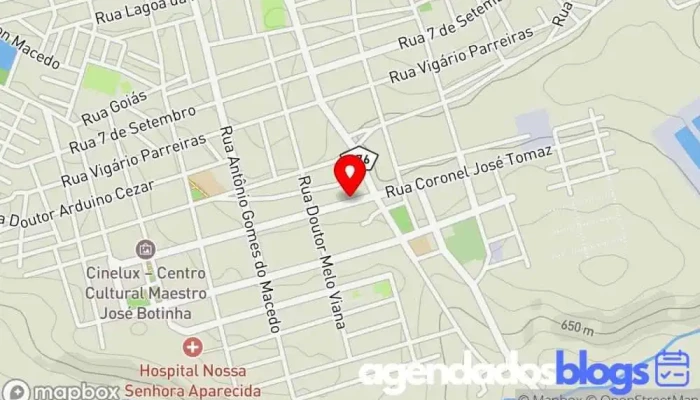 mapa de Drogaria Araújo & Tomaz Drogaria, Perfumaria, Farmácia em Luz
