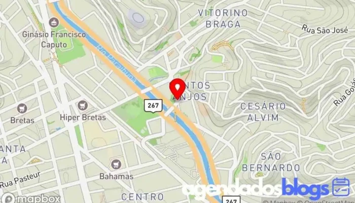 mapa de Drogaria Avenida Brasil Drogaria, Empresa farmacêutica em Juiz de Fora