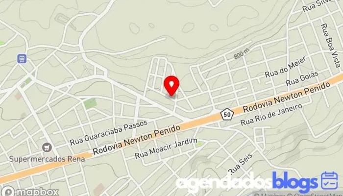 mapa de Drogaria BB Farma Popular Farmácia em Mateus Leme