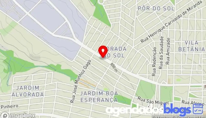 mapa de DROGARIA BOA ESPERANÇA Drogaria em Alfenas