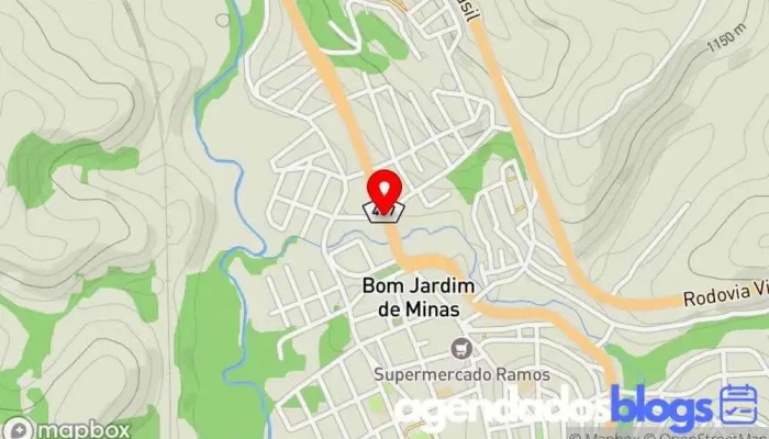 mapa de Drogaria Bom Jesus Empresa farmacêutica em Bom Jardim de Minas