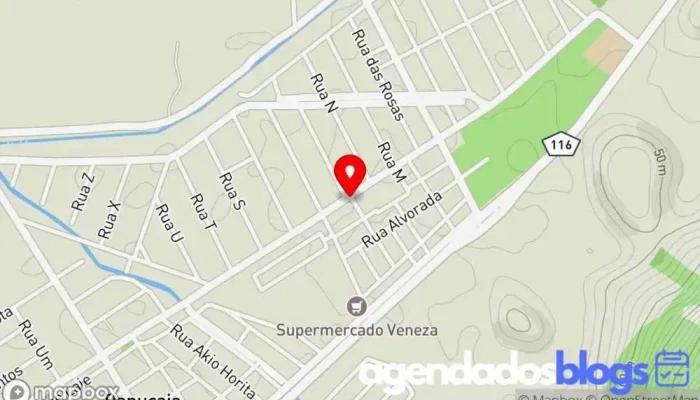 mapa de Drogaria Brandão Farmácia em Cachoeiras de Macacu