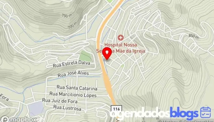 mapa de Drogaria Caires Farmácia em Padre Paraíso - MG