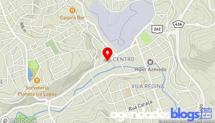 mapa de Drogaria Cardoso Farmácia em Barão de Cocais