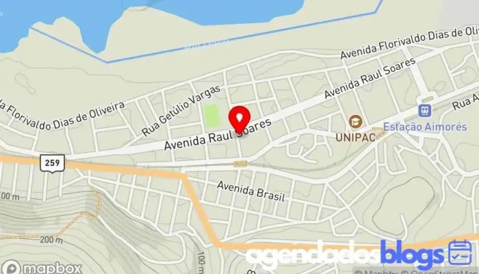 mapa de Drogaria Carina Drogaria em Aimorés