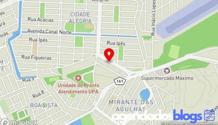 mapa de Drogaria Central Itatiaia Drogaria, Farmácia em Resende