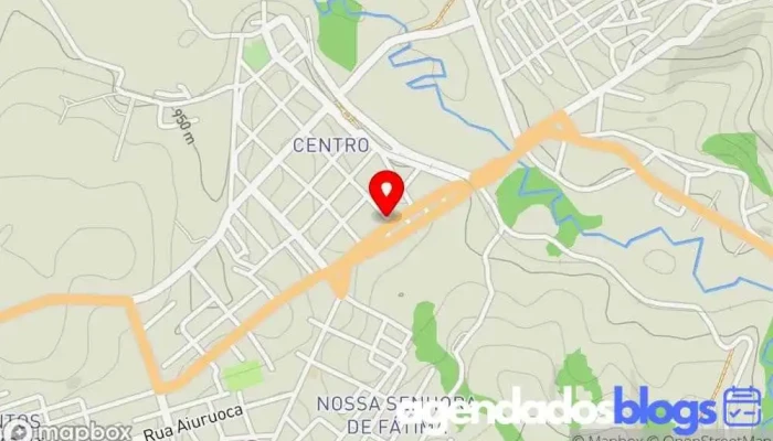 mapa de Drogaria Central Drogaria, Farmácia em Andrelândia