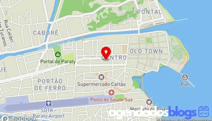 mapa de Drogaria Central Paraty Farmácia em Paraty