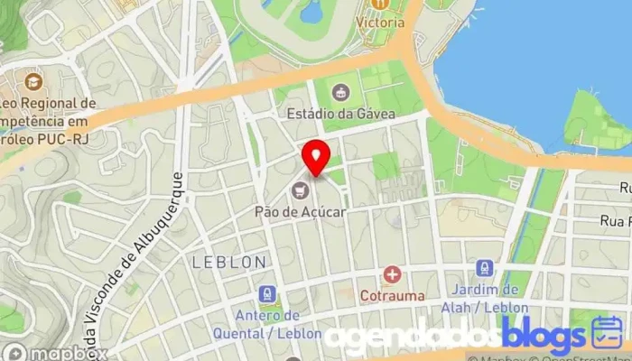 mapa de Drogaria Cristal - Farmácia Leblon 24h Drogaria, Empresa farmacêutica em Rio de Janeiro