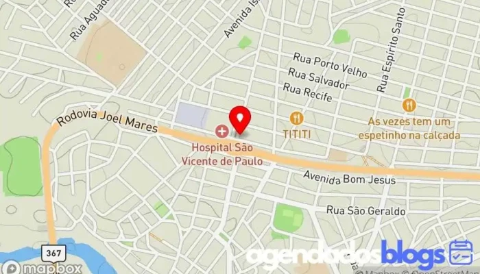 mapa de Drogaria Das Rosas Drogaria, Farmácia em Araçuaí