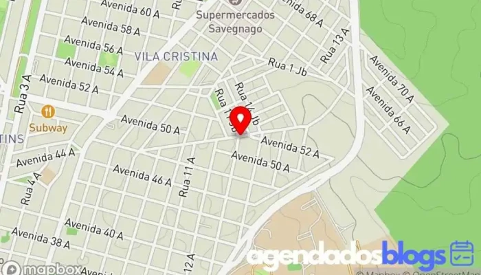 mapa de Drogaria Dinâmica - REDE FARMAGENTE Farmácia, Drogaria em Rio Claro