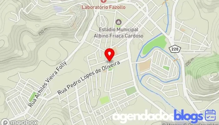 mapa de Drogaria Donato  em Porciúncula